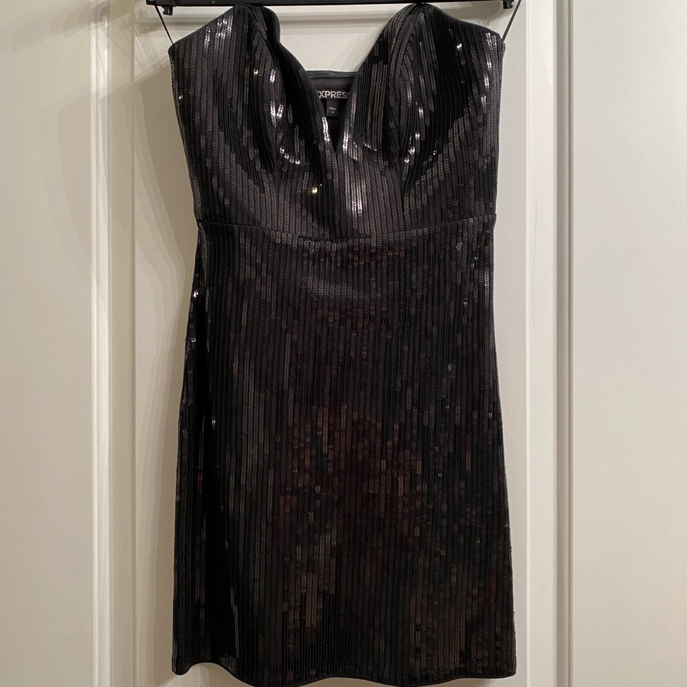 Sequin LBD (little black dress)